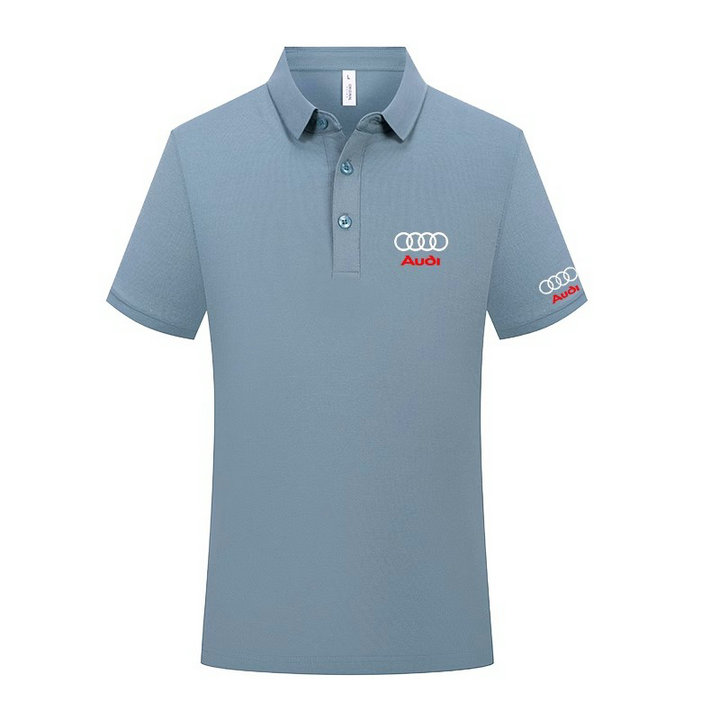 2023 Polo Audi Sport Homme Tennis Extérieur été Loisirs Sports T-Shirt